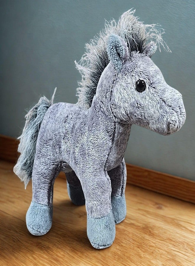 Tickles Horse Soft Stuffed Plush Animal Toy for Kids Boys & Girls Birthday Gift (Color: Grey Size: 25 cm) - Image 1